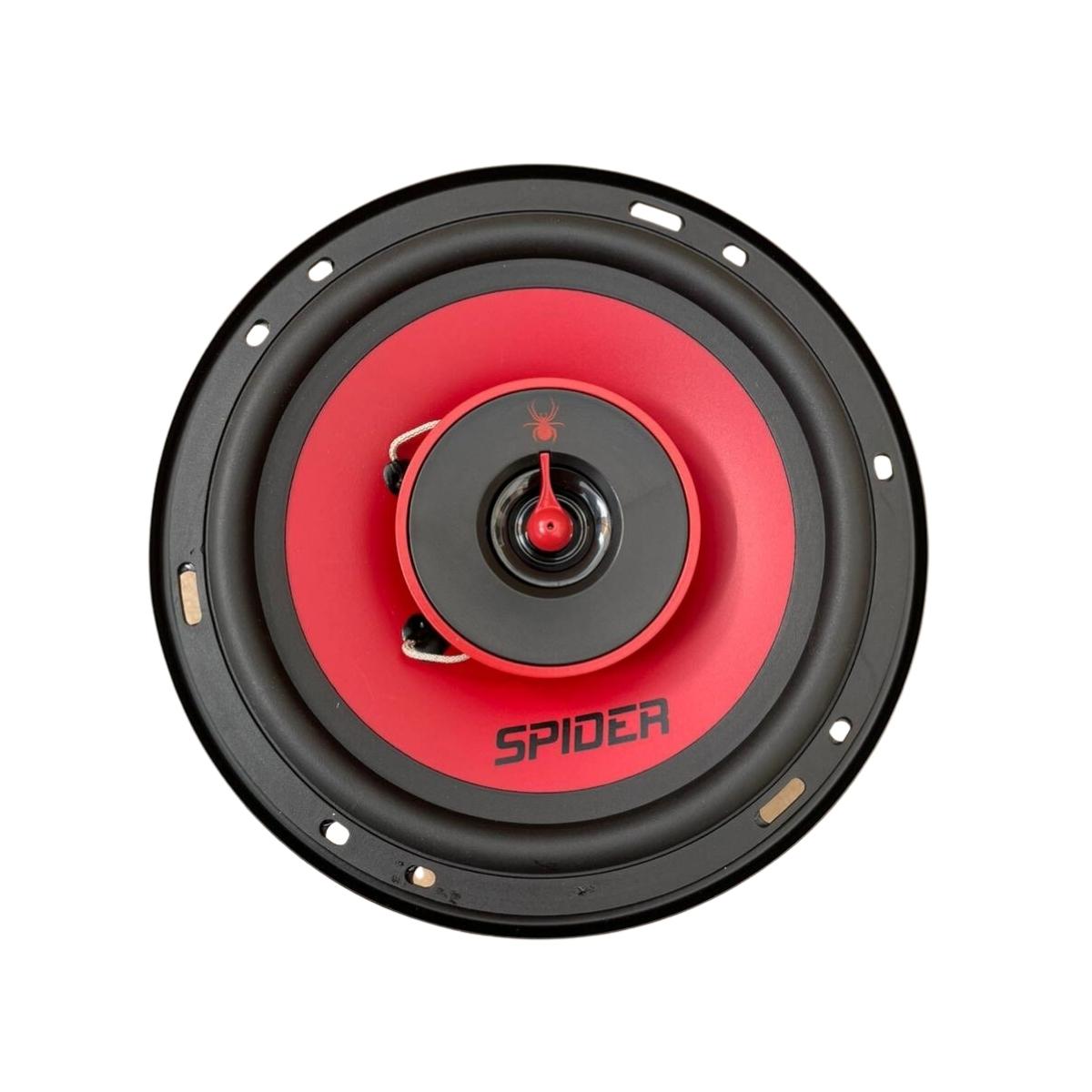 2 Bocinas De Auto Spider SR-657 De 6.5 Pulgadas - Negro