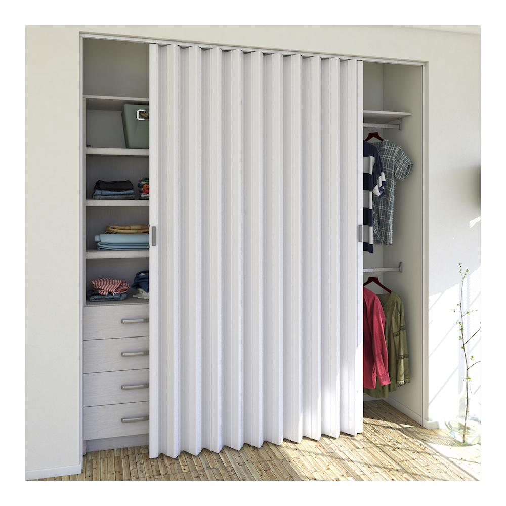 Puerta Plegable Mediana Playcon Color Blanco