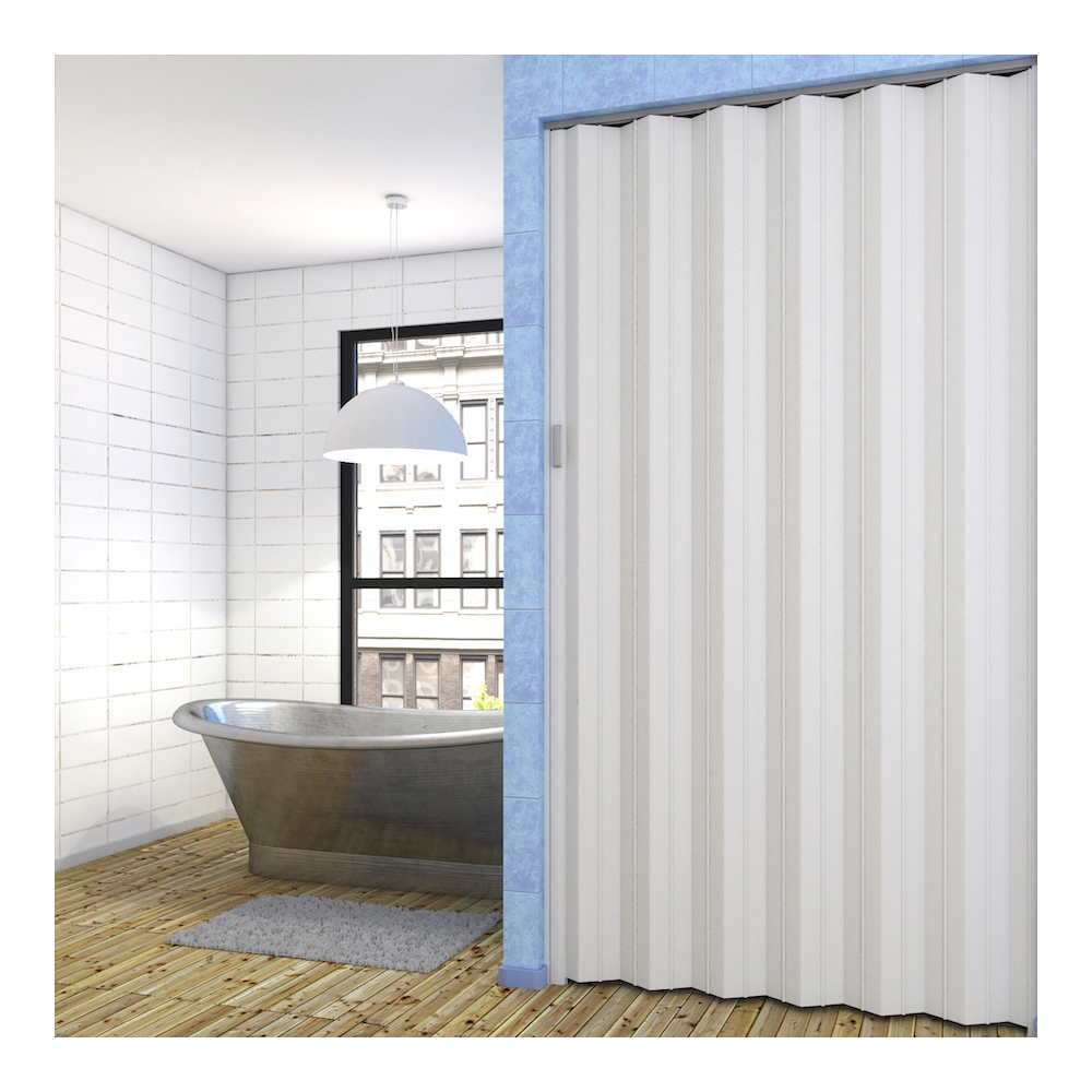 Puerta Plegable Mediana Playcon Color Blanco