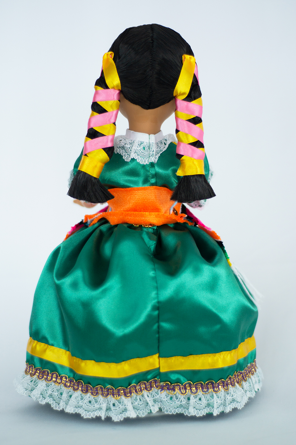 Eulalia Colecciones- Muñeca Mexicana Modelo Aguascalientes. Muñecas Típicas Mexicanas, México en bonitas muñecas, pieza de colección de 34 cm. Varios colores en ropa y accesorios.