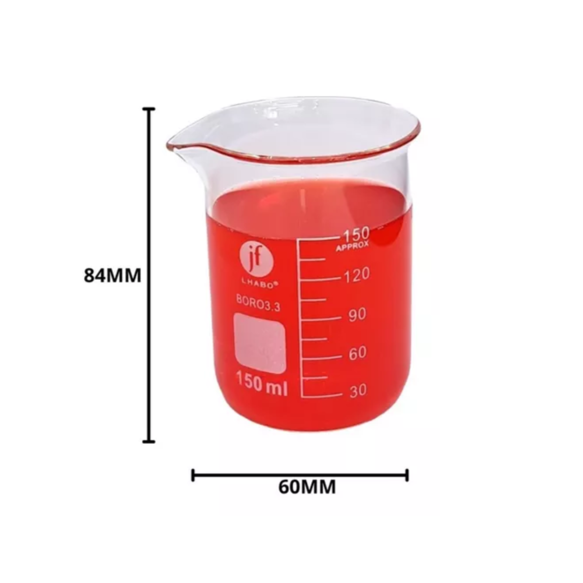 Vaso Precipitado De Vidrio 150 Ml Jf Lhabo