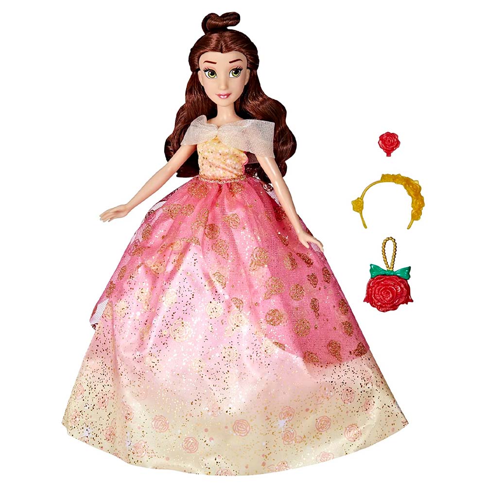 Muñeca Princesa Disney Hasbro Bella Estilos de Princesa F4625  