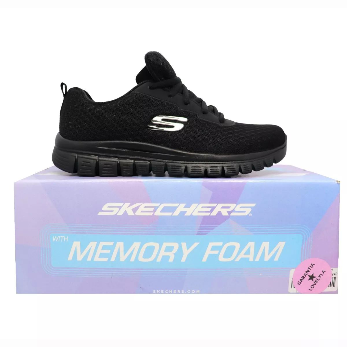 Tenis Skechers Para Mujer Memory Foam Deportivos Ligeros