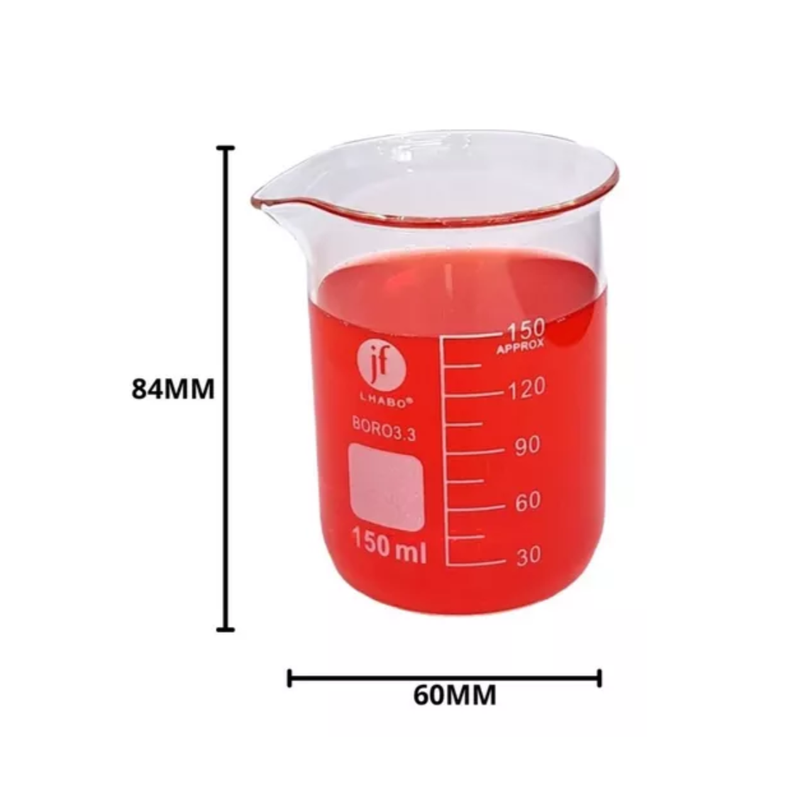Vaso Precipitado De Vidrio 250 Ml Jf Lhabo