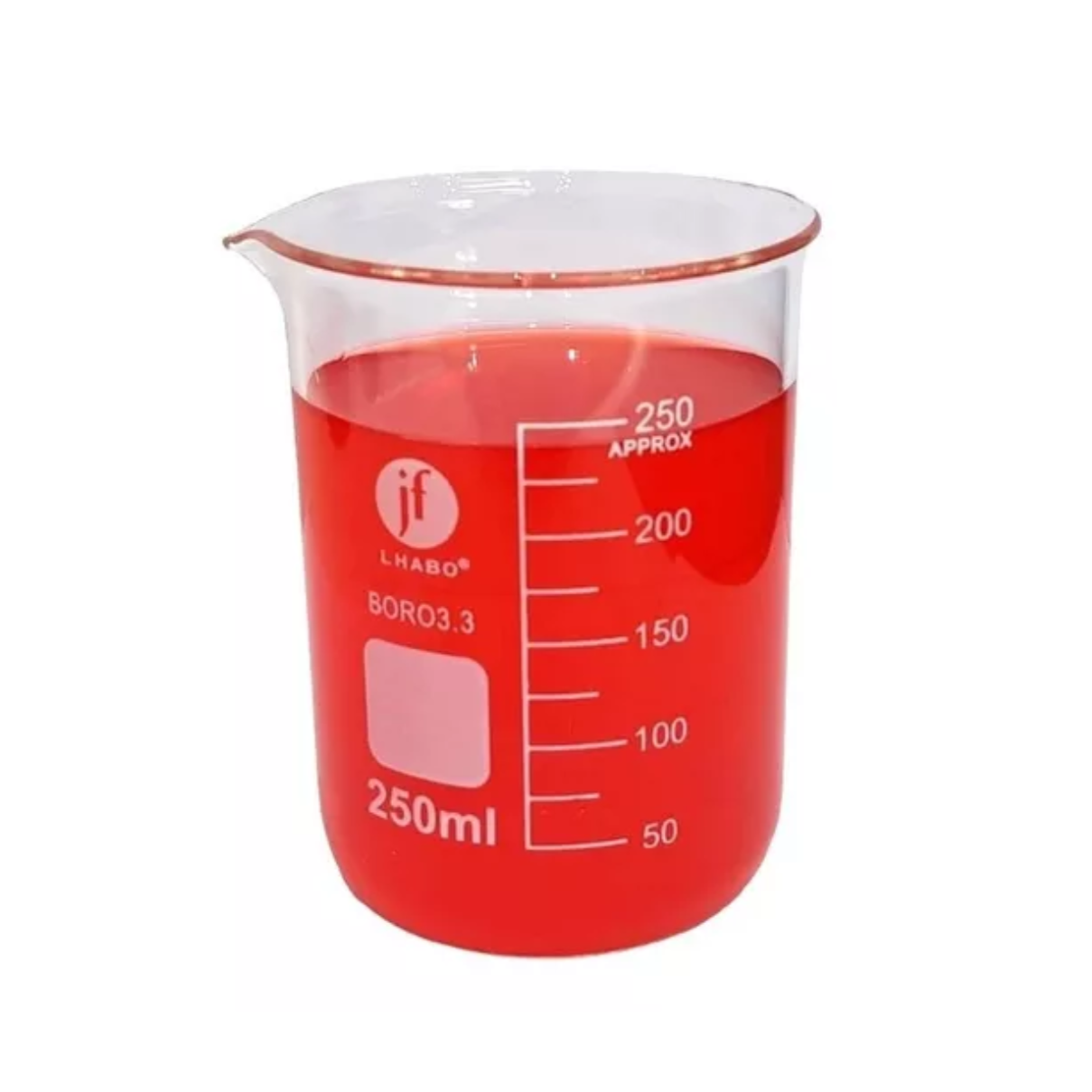 Vaso Precipitado De Vidrio 250 Ml Jf Lhabo