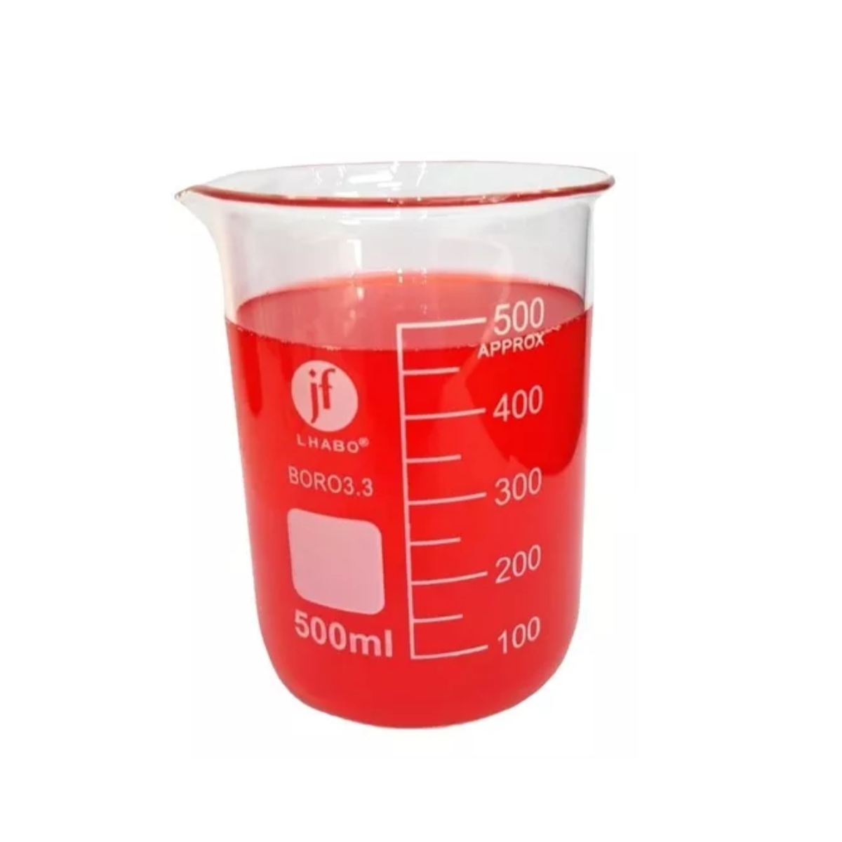 Vaso Precipitado De Vidrio 500 Ml Jf Lhabo