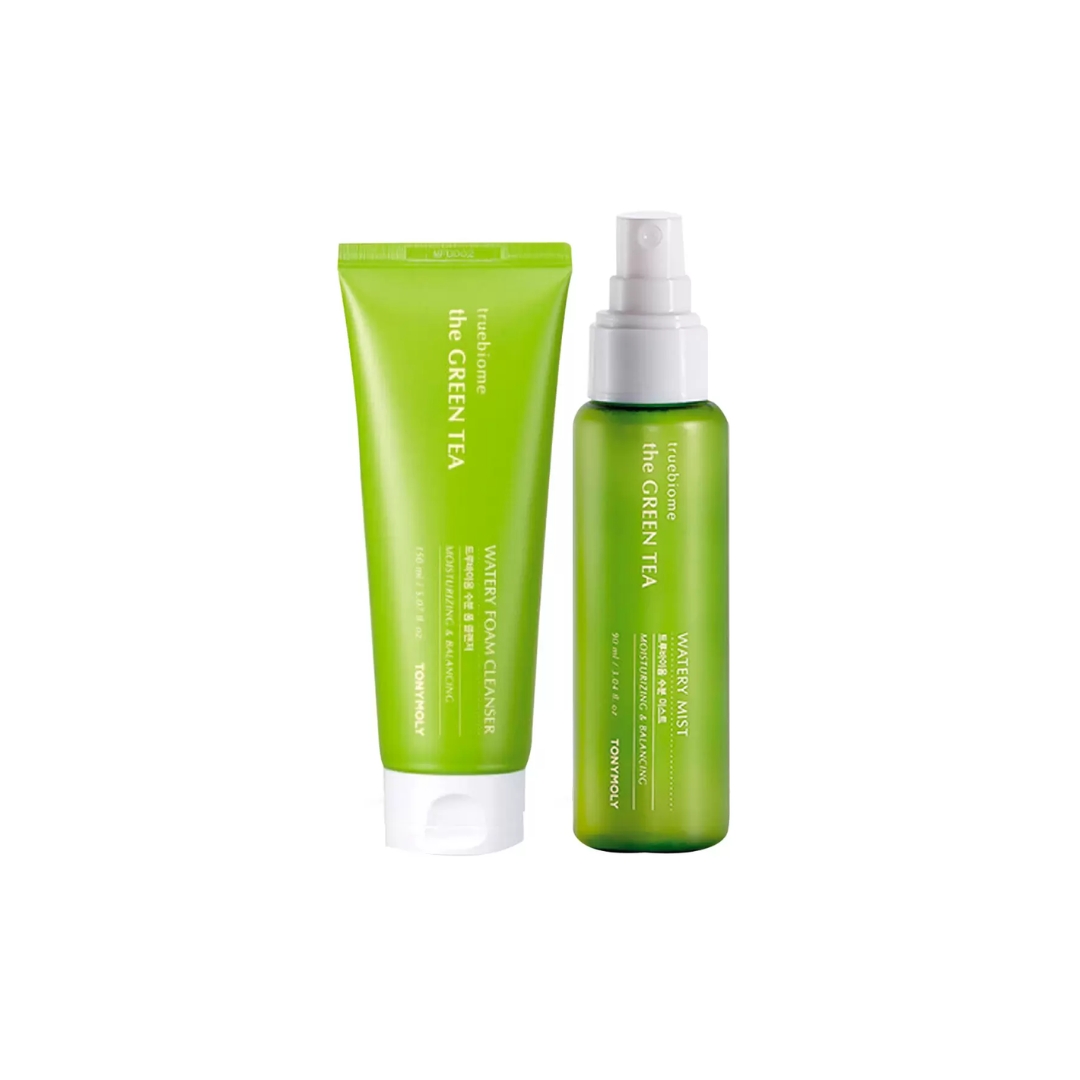 Limpiador Facial Tony Moly Té Verde Truebiome 2 Piezas