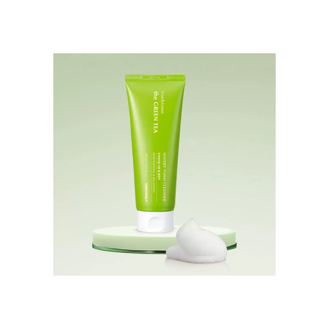 Limpiador Facial Tony Moly Té Verde Truebiome 2 Piezas