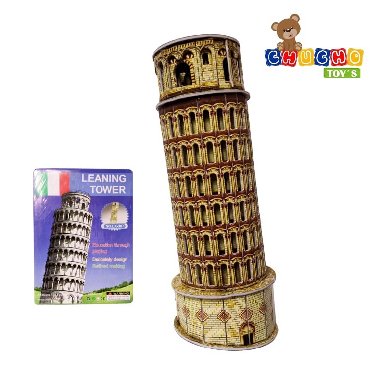 Rompe Cabeza 3d Cartón Juguete Didáctico 5pz