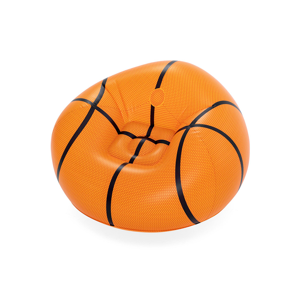 Sillón Inflable Puff Infantil Bestway Balón De Basketball 114 cm