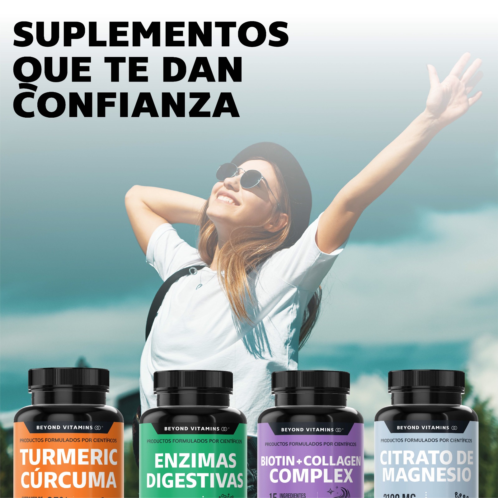 Citrato de Magnesio 2100mg  - Magnesium Citrate 100% Puro - 180 Cápsulas