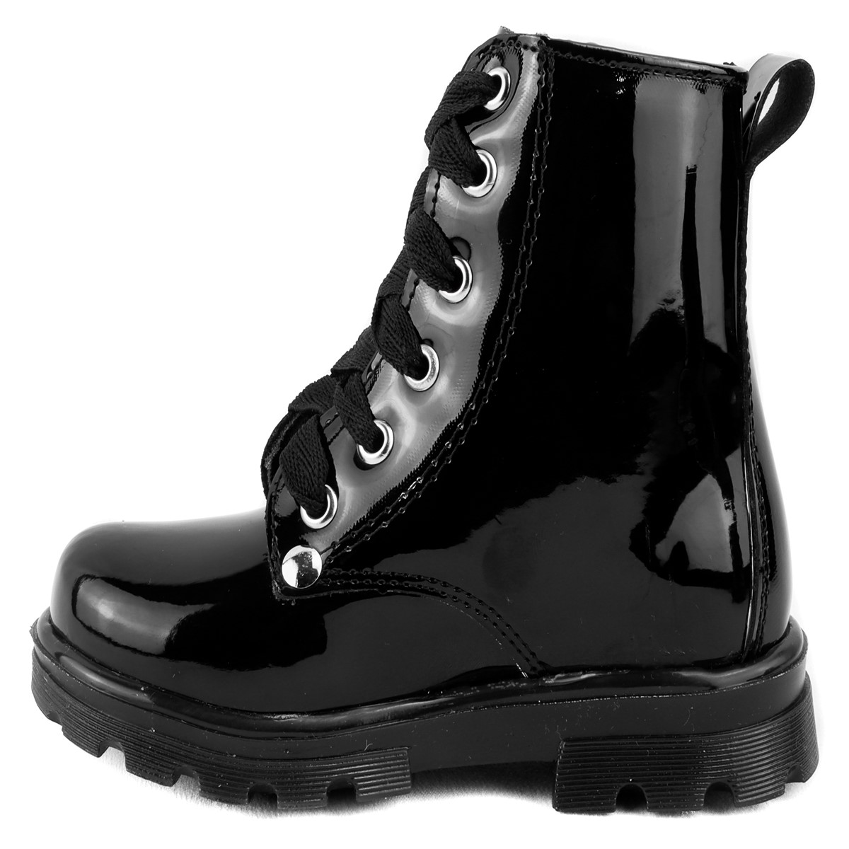 Botas Niña Mimi Ratoncita Luces Leds Charol Negro 16496-cn