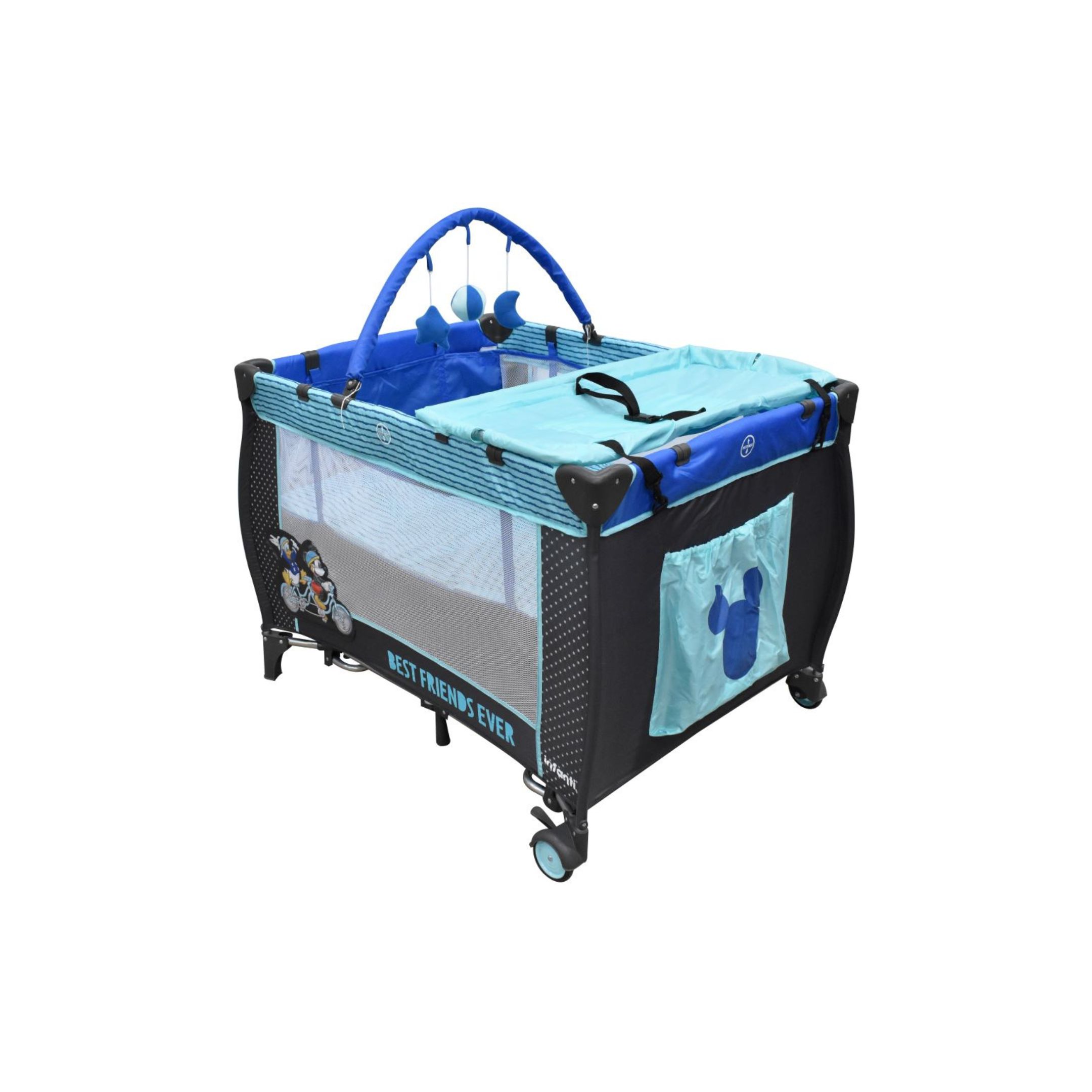 Cuna Corral 2 Niveles Disney Mickey