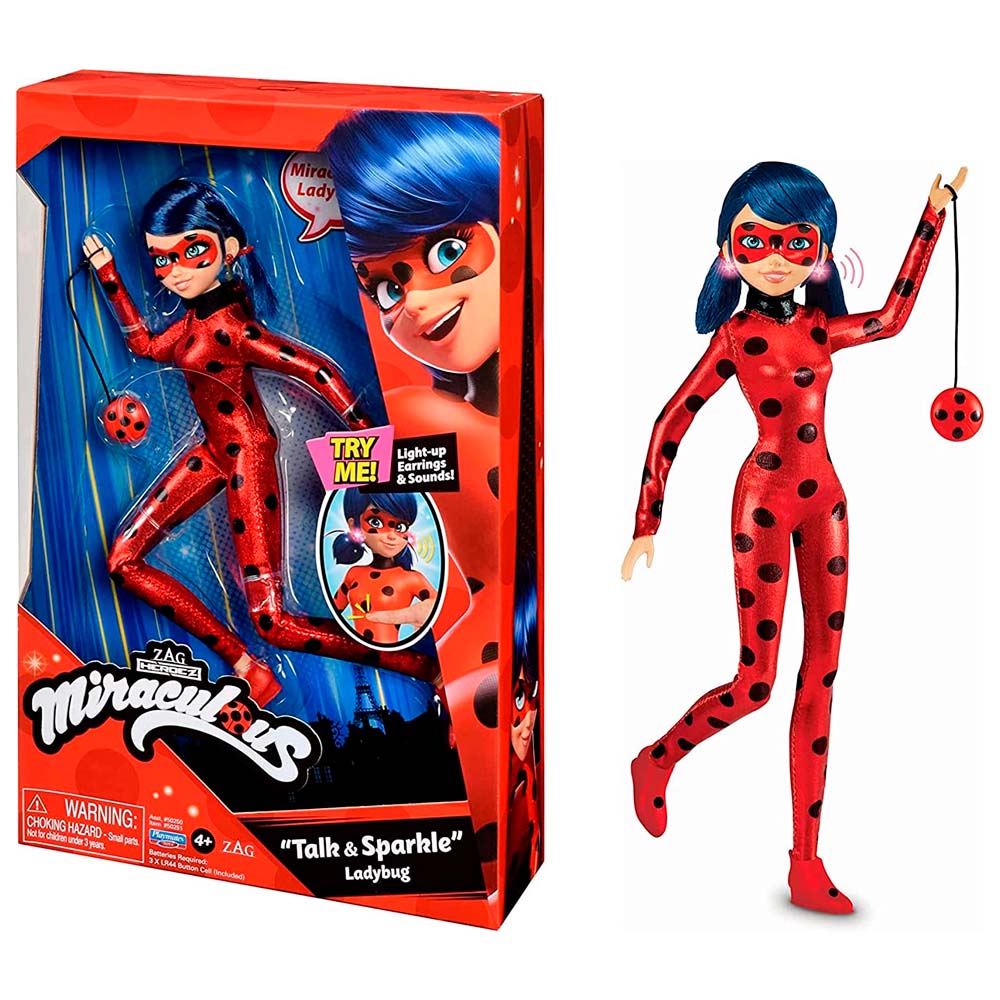 Muñeca Bandai Miraculous Ladybug Habla y Brilla  86968