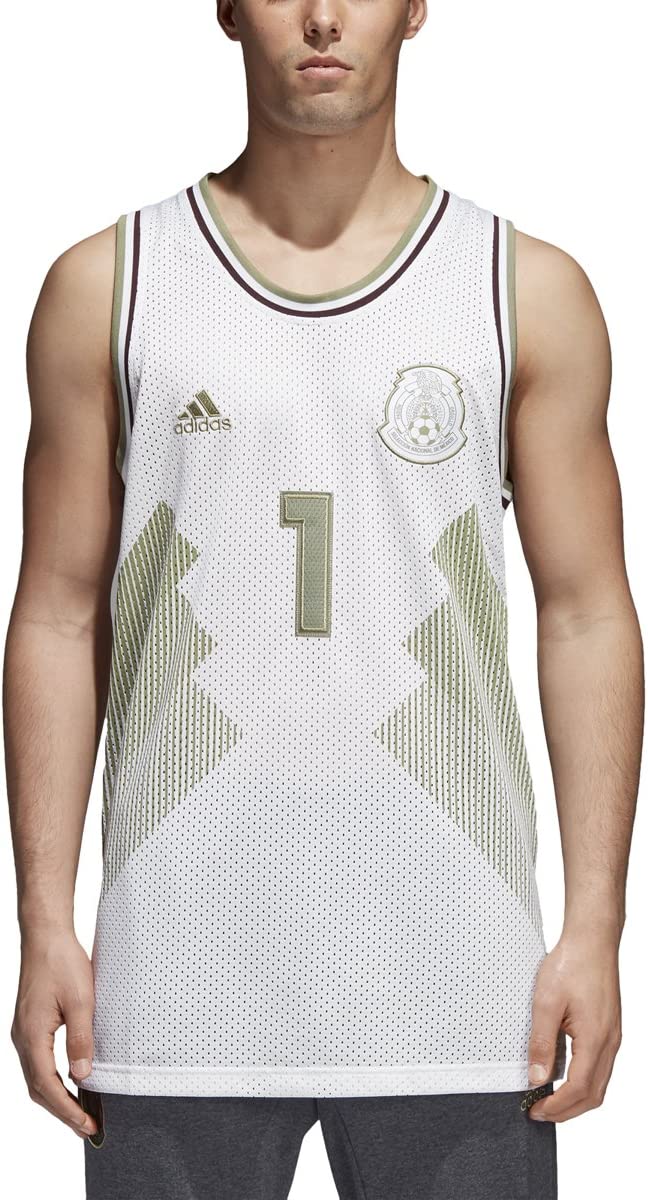 Jersey Adidas de la Selección de Mexico Sin mangas tipo Basquetbol 