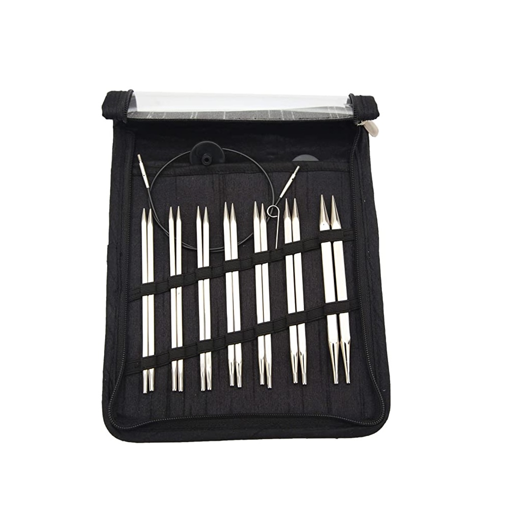 Estuche C/Agujas D/Metal Intercambiables 18 Pzs. KNITPRO