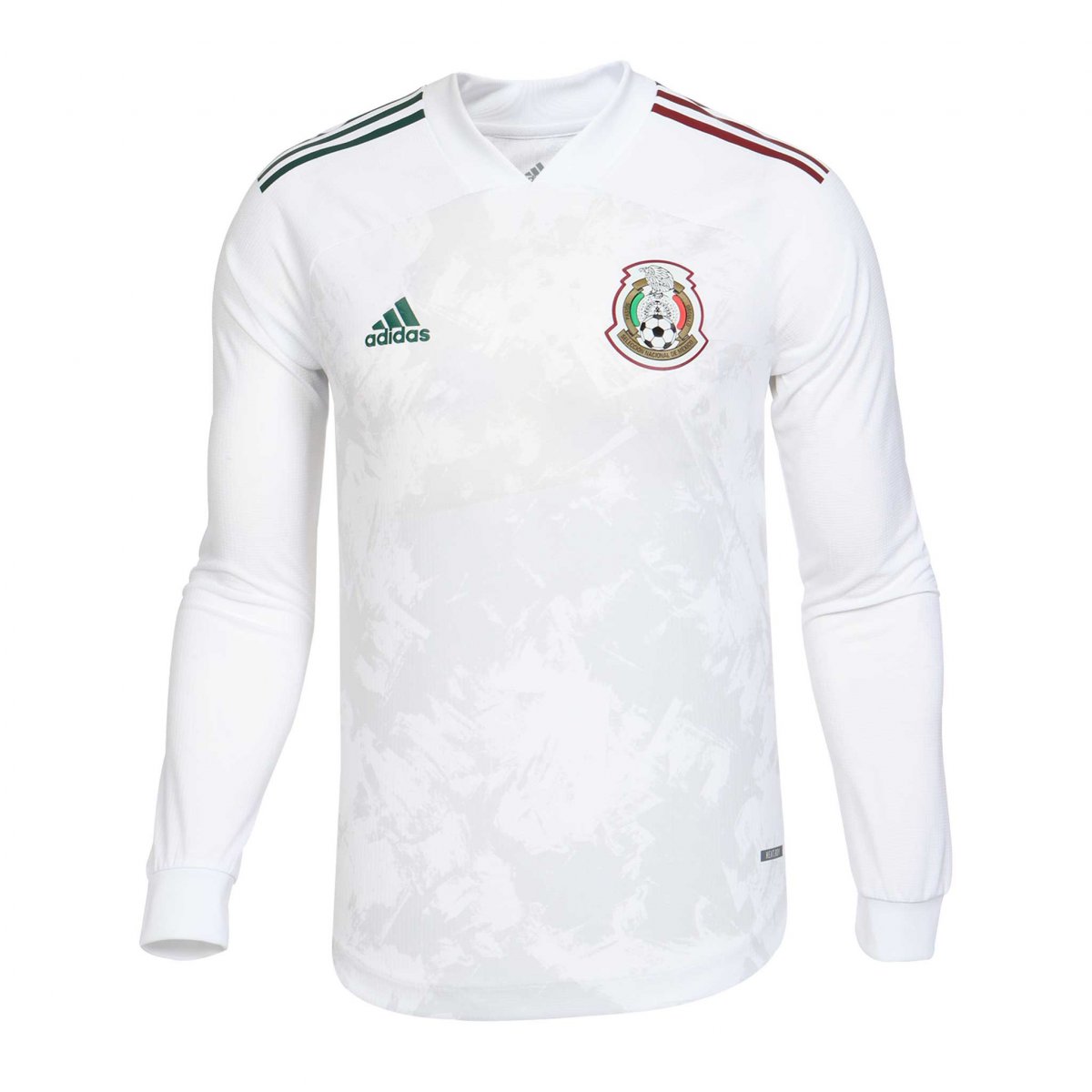 Jersey Adidas de la Selección de Mexico Manga Larga Version Jugador