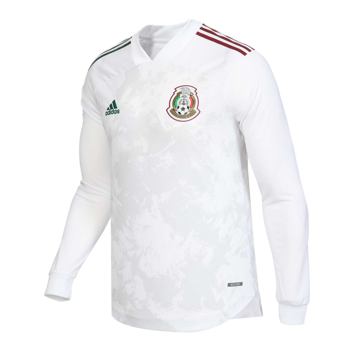 Jersey Adidas de la Selección de Mexico Manga Larga Version Jugador