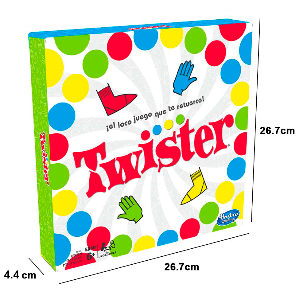 Juego de Mesa Hasbro Twister 98831 Familiar