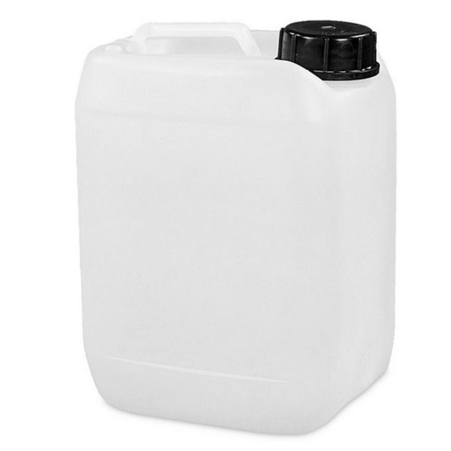 Garrafón de Bidón Tapa Negra MXBIY-008-1 5 Pzs 20L Diámetro 5cm Polietileno Tapa de Rosca Blanco, CarboyBid