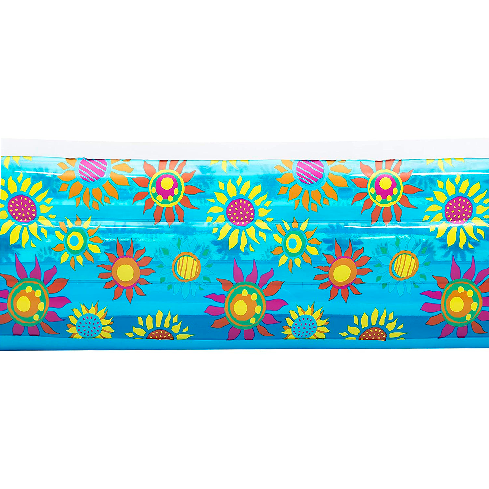 Alberca Inflable Infantil Bestway 54120 229 Cm Piscina De Flores Azul