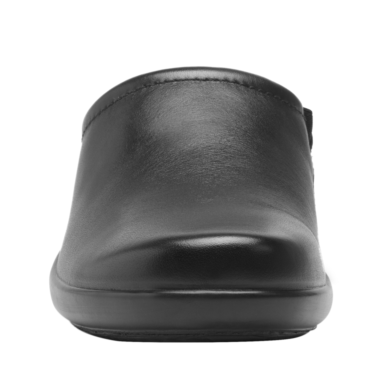 Zuecos De Piel Para Mujer Flexi 51726 Negro Destalonado Moda