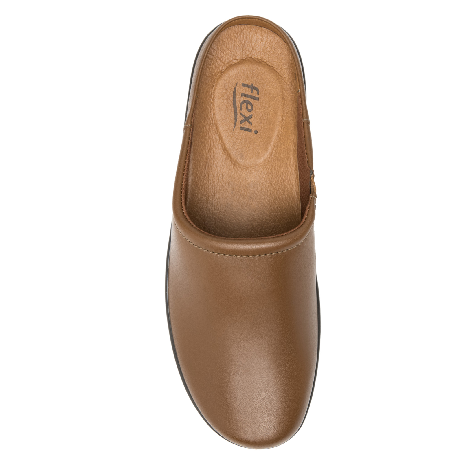 Zapato Flexi Zueco Para Mujer 51726 Tan Moderno Destalonado
