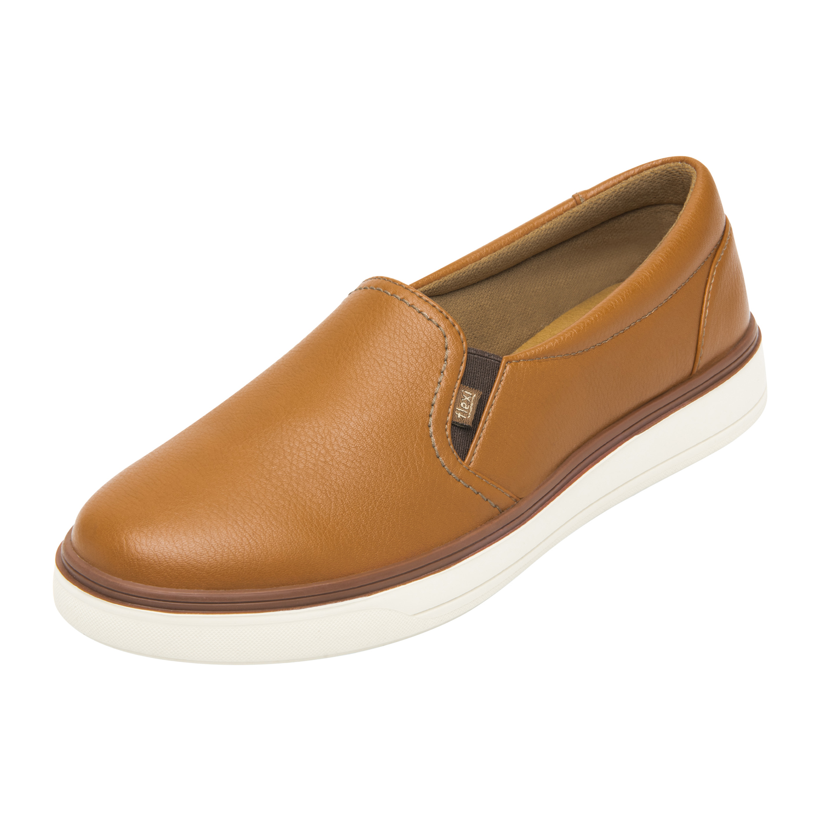 Zapato Mujer Urbano Casual Flexi Slip On 107701 Tan Sintetico