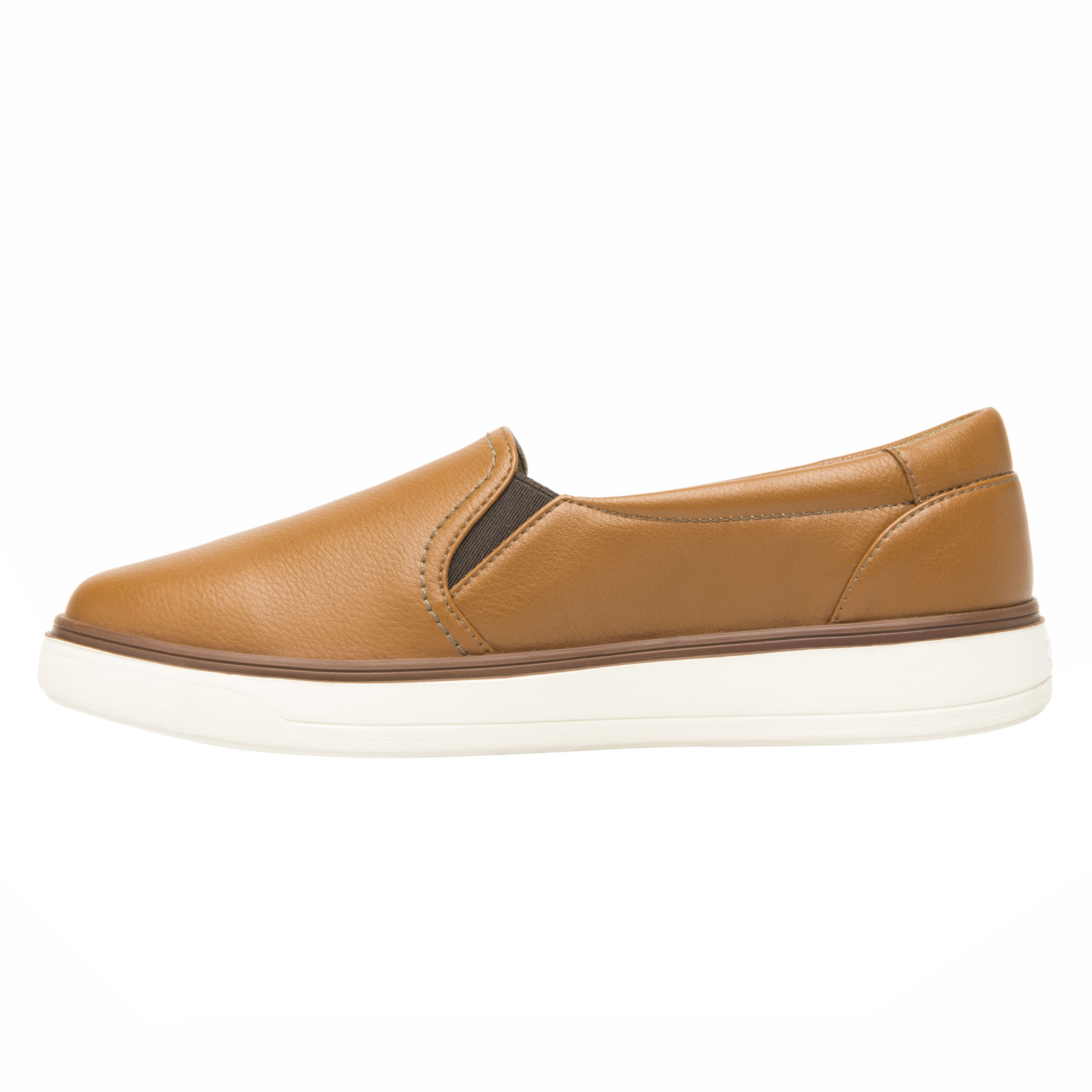 Zapato Mujer Urbano Casual Flexi Slip On 107701 Tan Sintetico