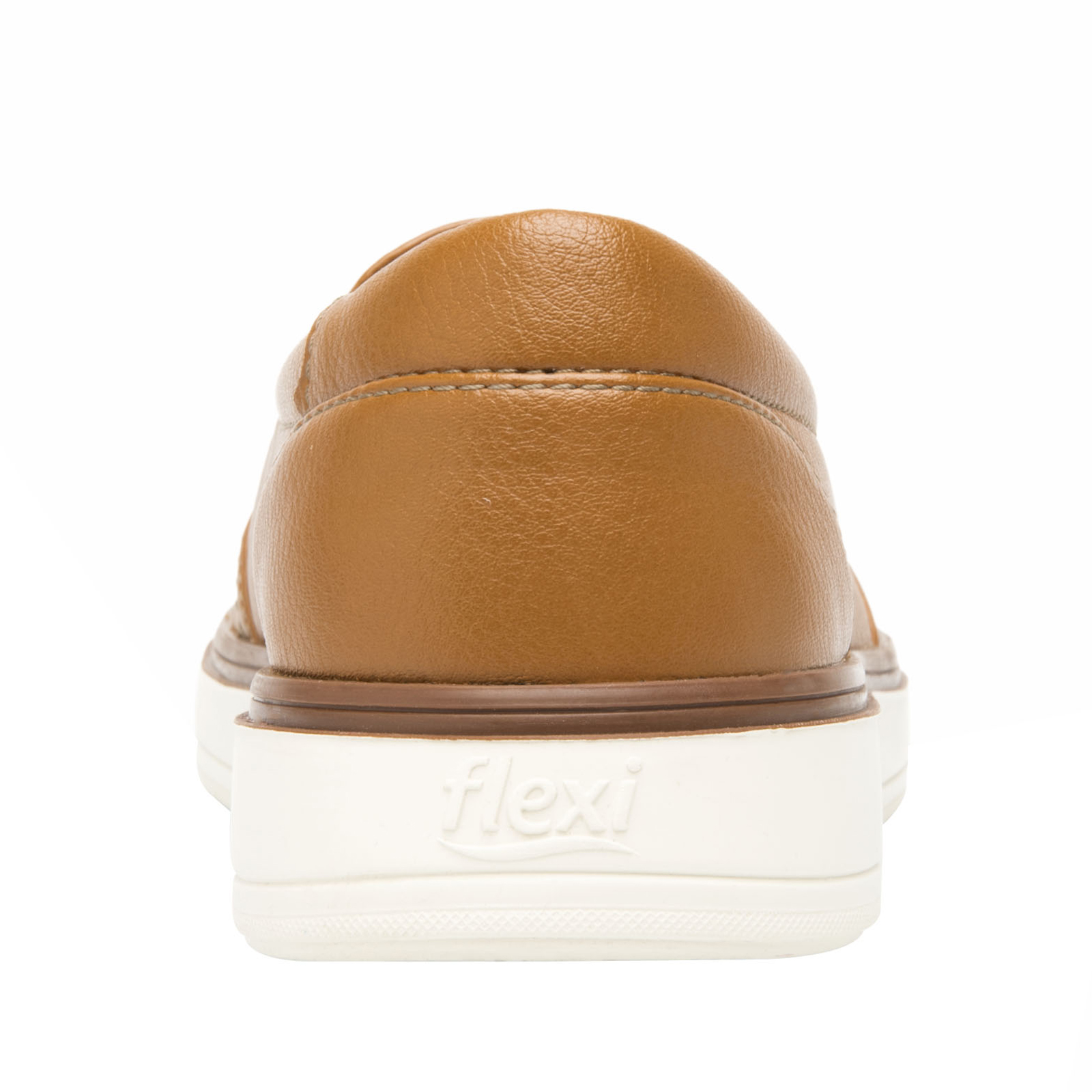 Zapato Mujer Urbano Casual Flexi Slip On 107701 Tan Sintetico