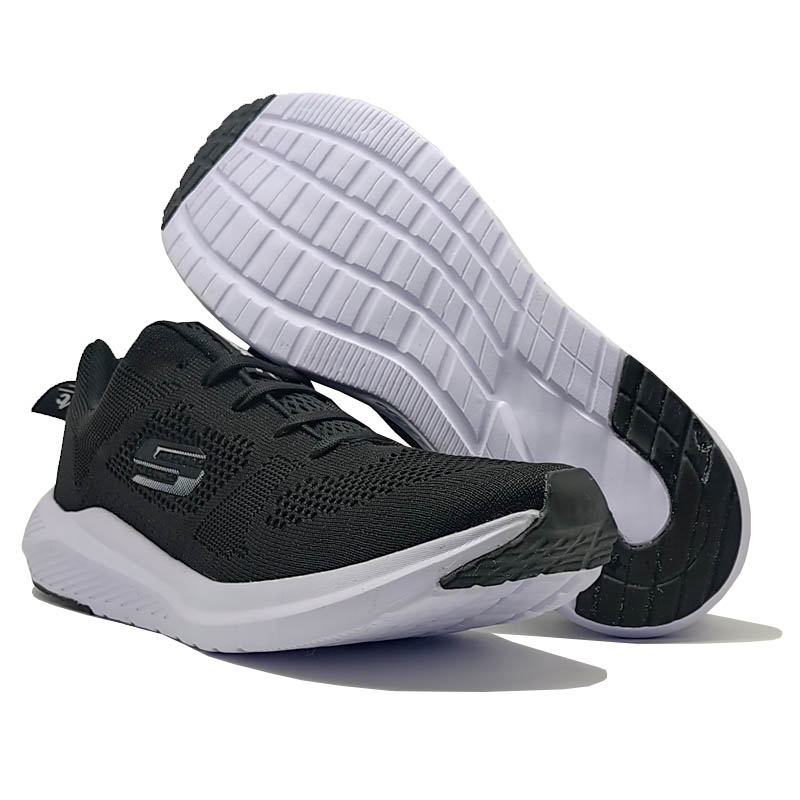 Tenis Spook 780 Negro Blanco Hombre Deportivo Correr Gym Original Running