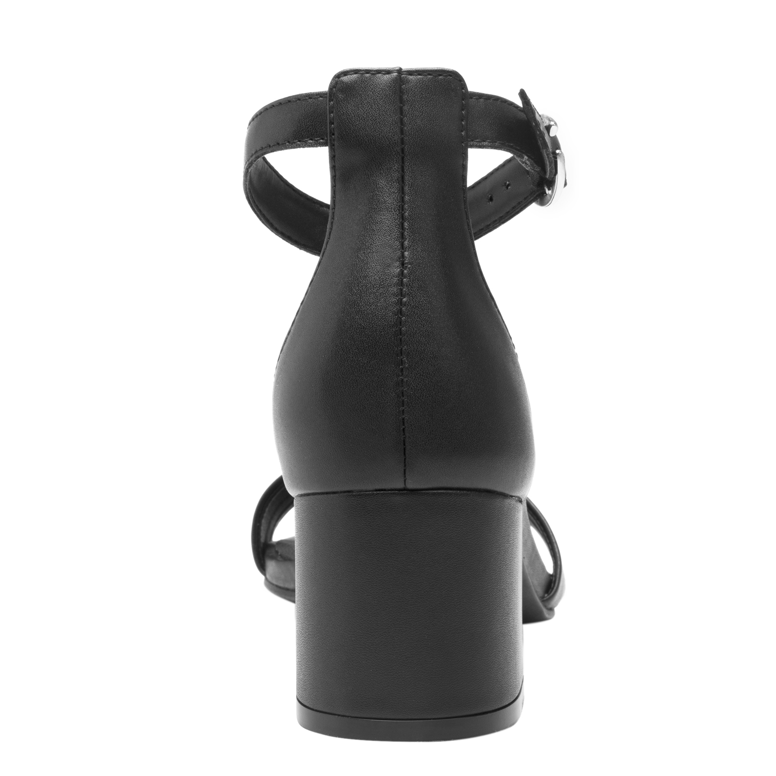 Sandalia Casual De Tacón Mujer Flexi 106411 Negro Mate Moda