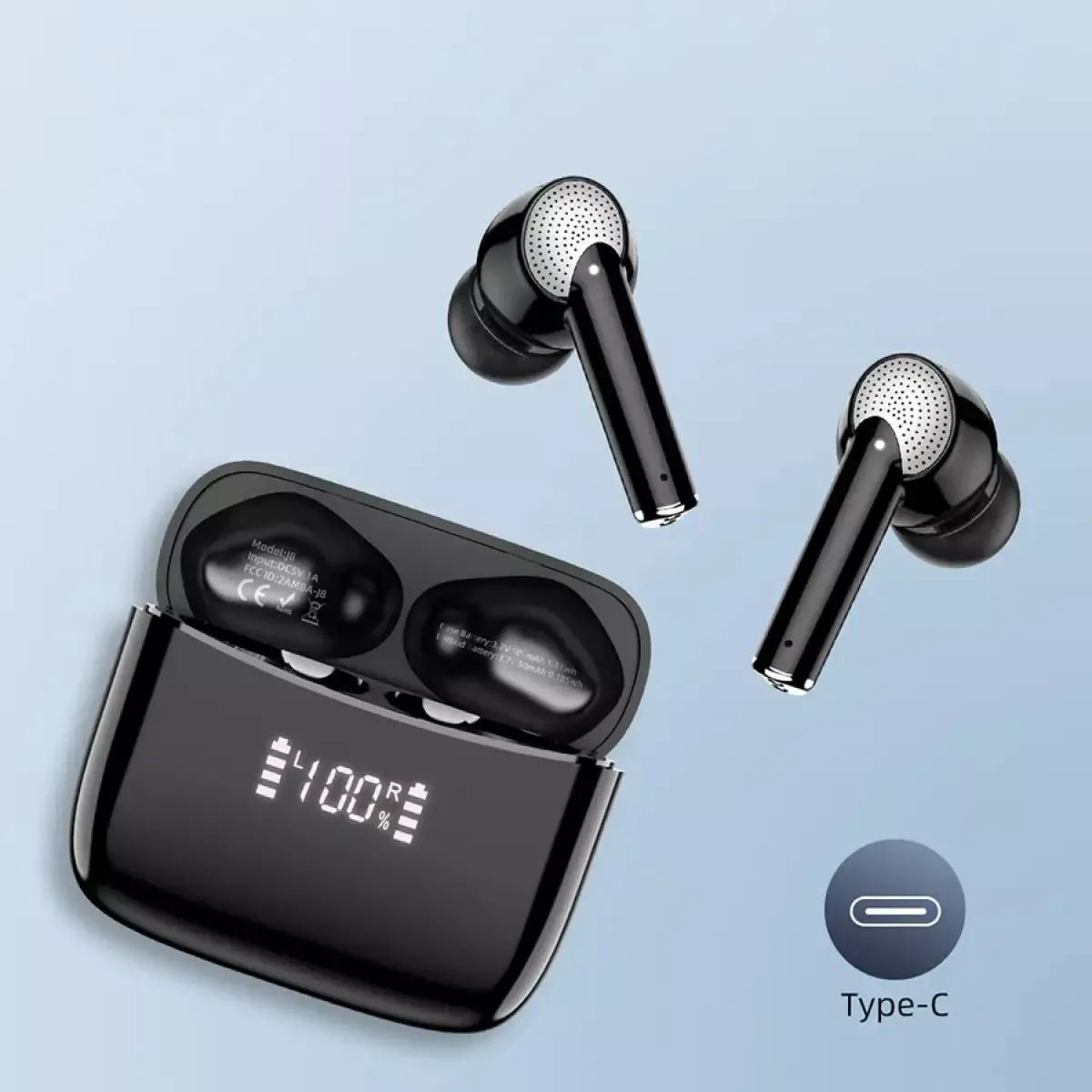 Audifonos Bluetooth 5.3 Hifi J8 con cancelacion de ruido ANC