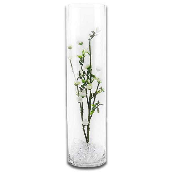 Florero vidrio decorativo Cilíndrico extra grande Serazu 21x120cm/8.2x47.2in 1 SERAZU 278020 