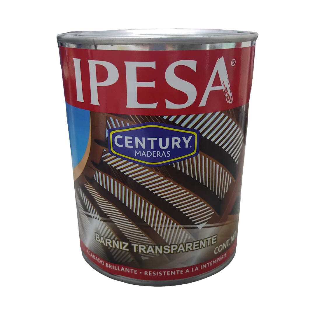 Ipesa Century barniz transparente para interiores y exteriores lata de 1 Litro
