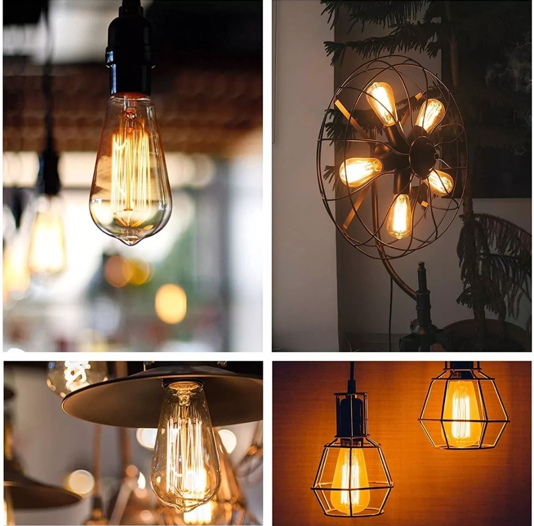 6pcs Focos Edison Vintage Led Bombillas Luces Para Hogar E26