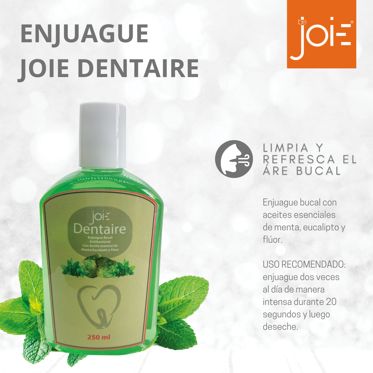 Enjuague Bucal Con Aceites Esenciales/Joie Dentaire