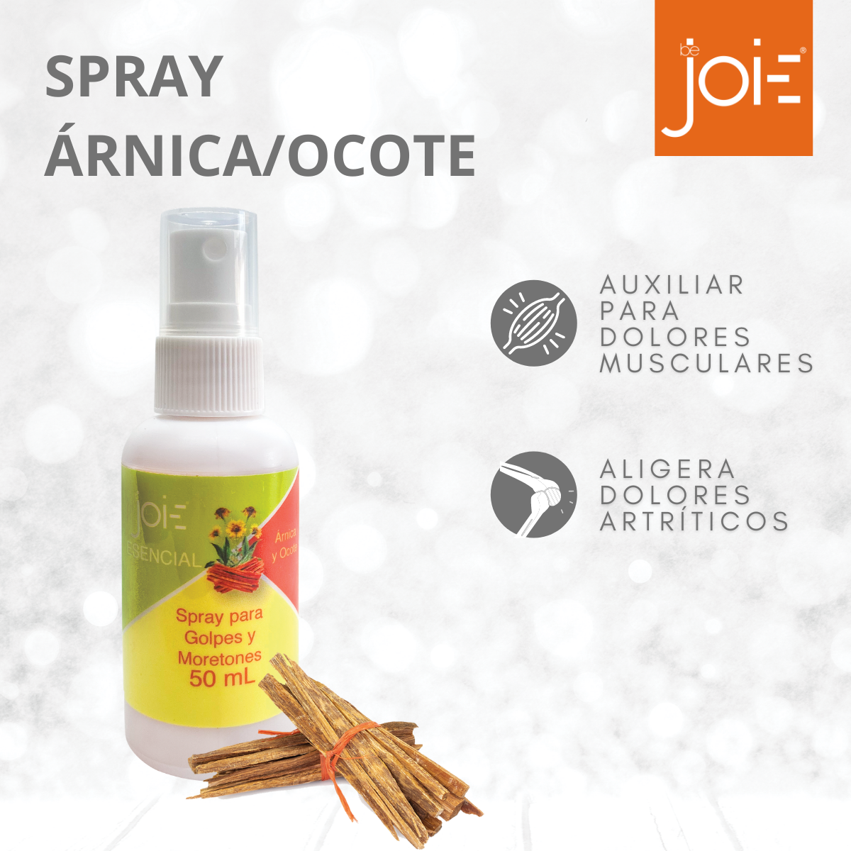 Spray Corporal  Para Golpes Y Moretones /Joie  Arnica/Ocote