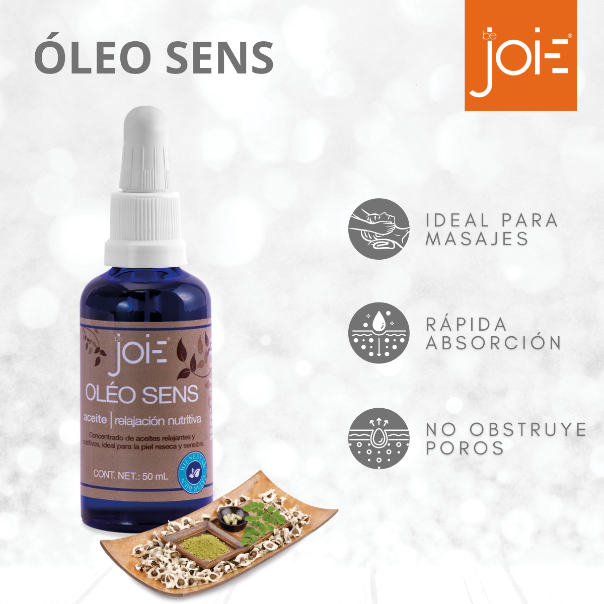 Aceite De Moringa, Calendula, Melissa/Joie Oleo Sens