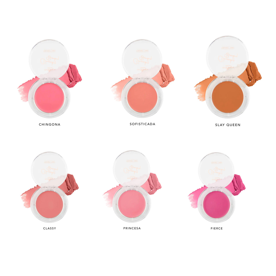 Kit de Rubores en Crema 6 piezas - Italia Deluxe