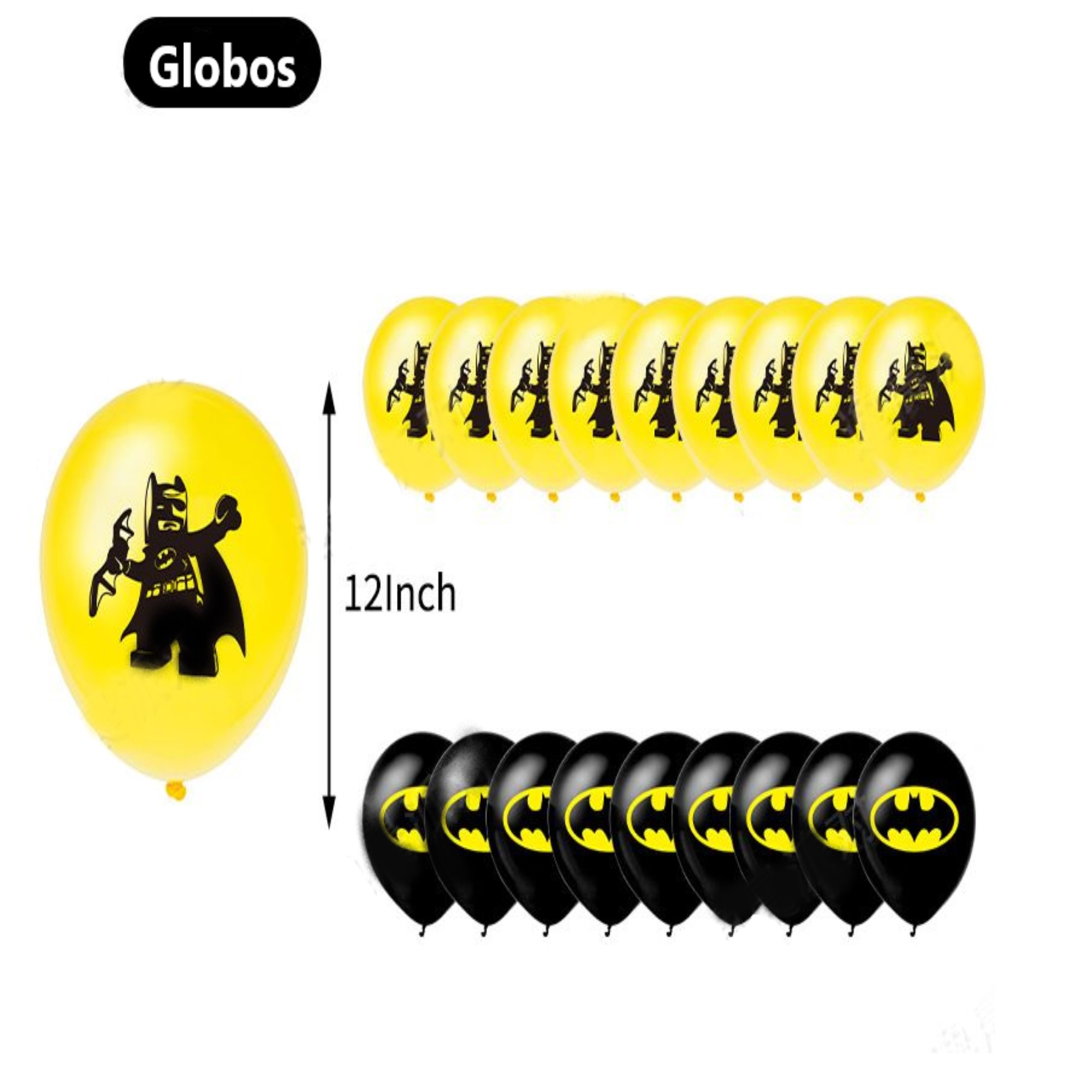 Globos De Cumpleaños Decoración Kit De Fiesta BATMAN