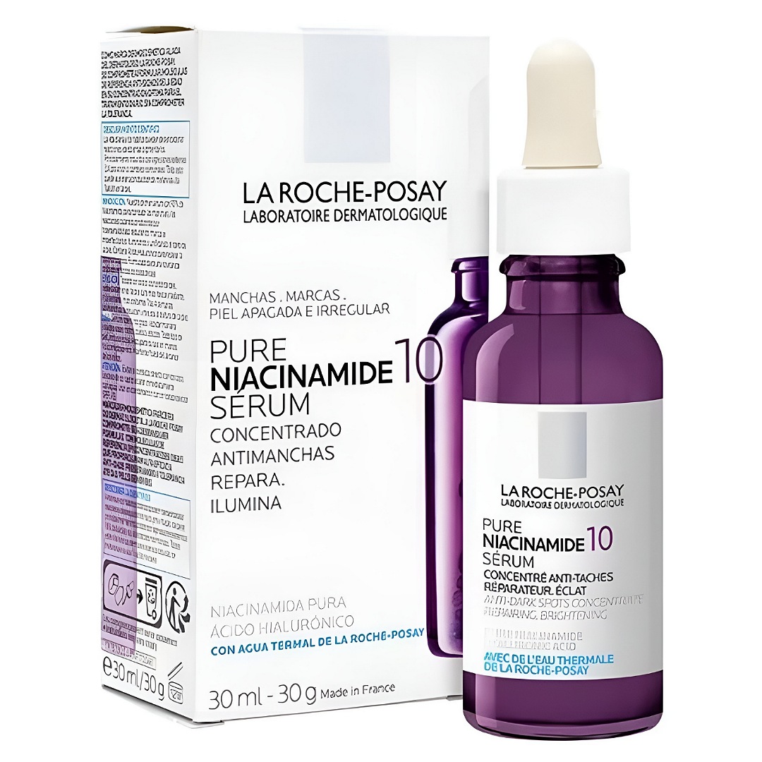 Sérum Pure Niacinamide 10 La Roche-Posay Pure niacinamide día/noche para todo tipo de piel de 30mL