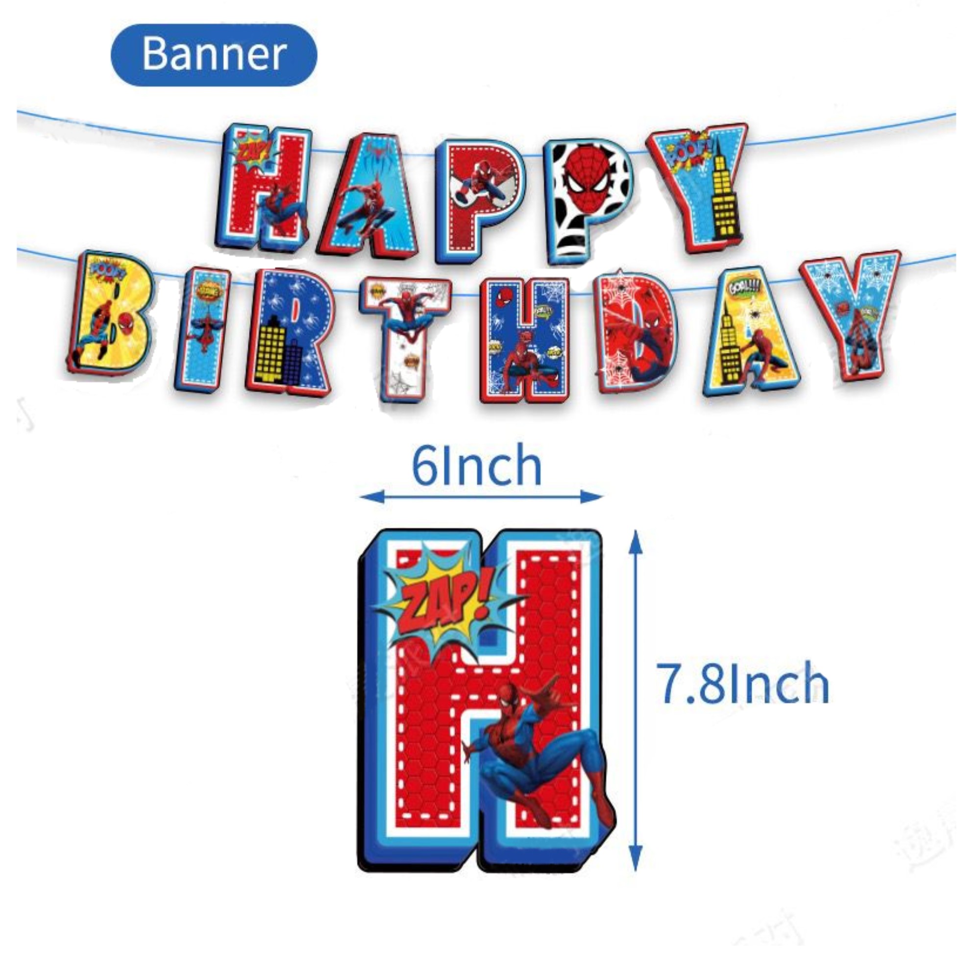 Globos De Cumpleaños Decoración Kit De Fiesta SPIDERMAN