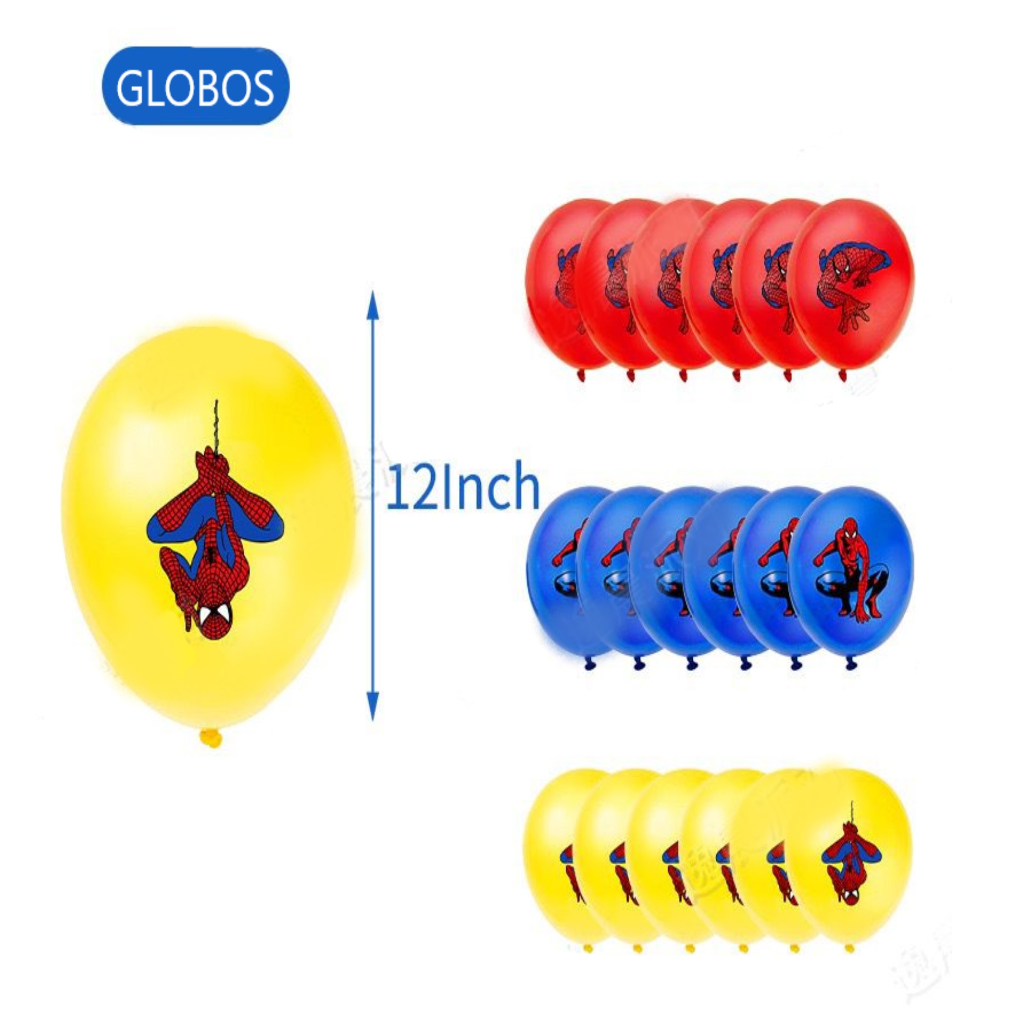 Globos De Cumpleaños Decoración Kit De Fiesta SPIDERMAN