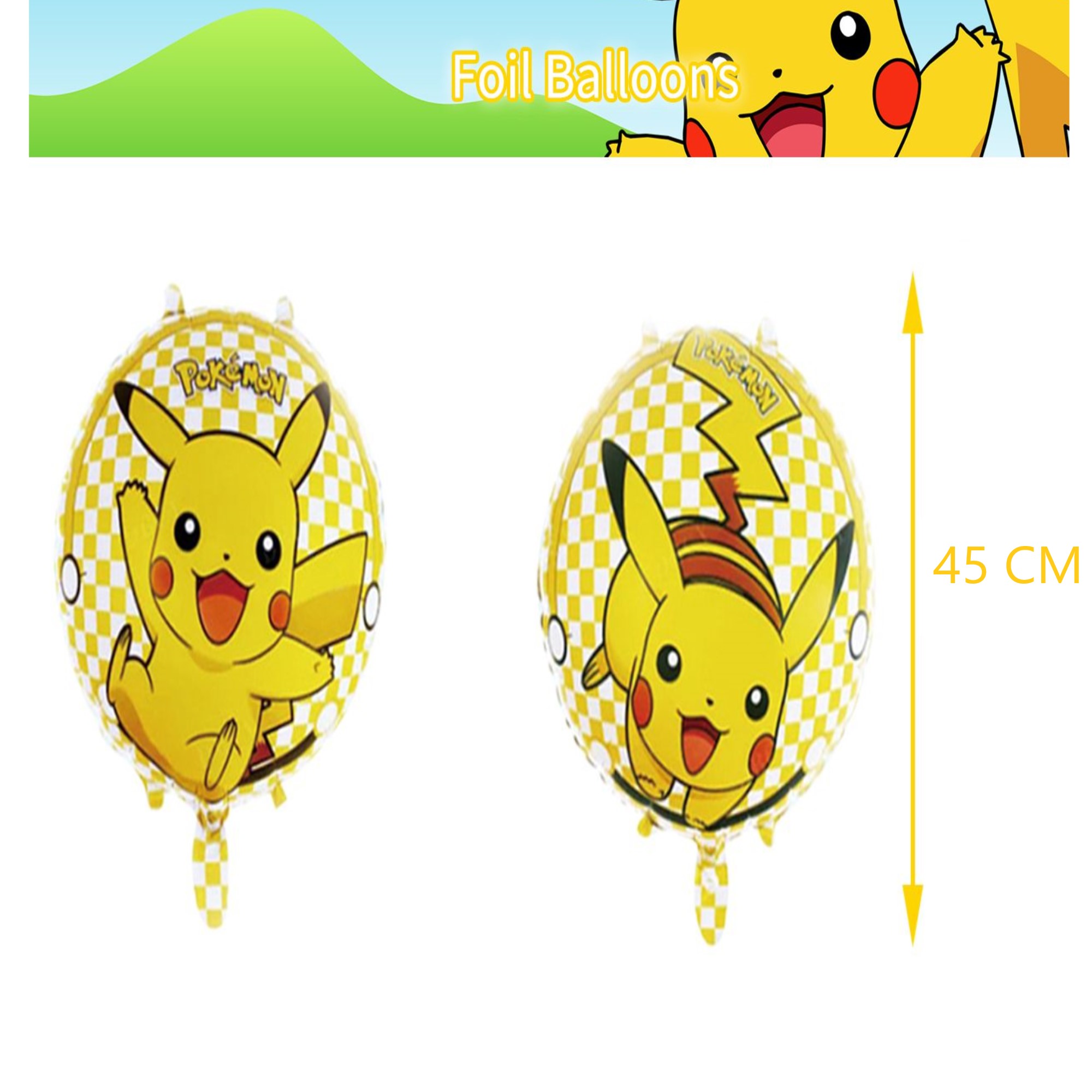 Globos De Cumpleaños Decoración Kit De Fiesta PIKACHU