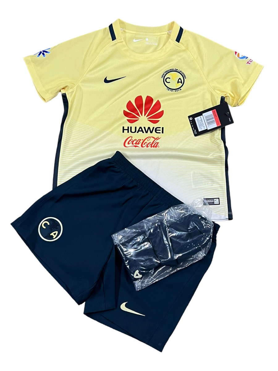Kit Conjunto Nike de las Aguilas del America Para Niños del Centenario