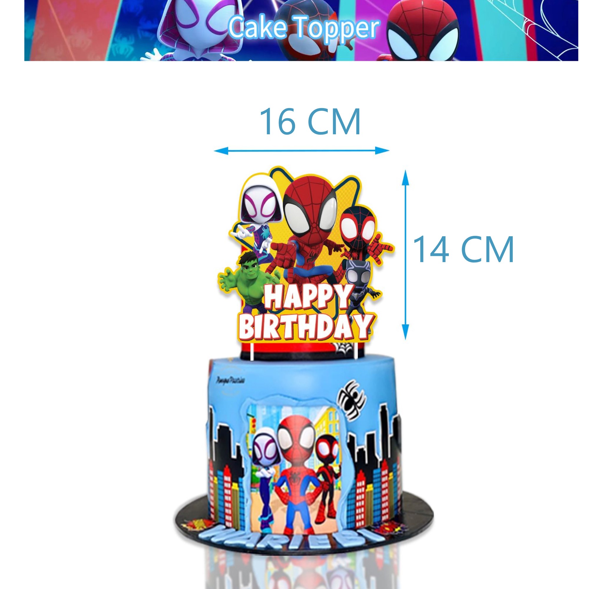 Globos De Cumpleaño Decoración Kit De Fiesta Spidey Y Amigos