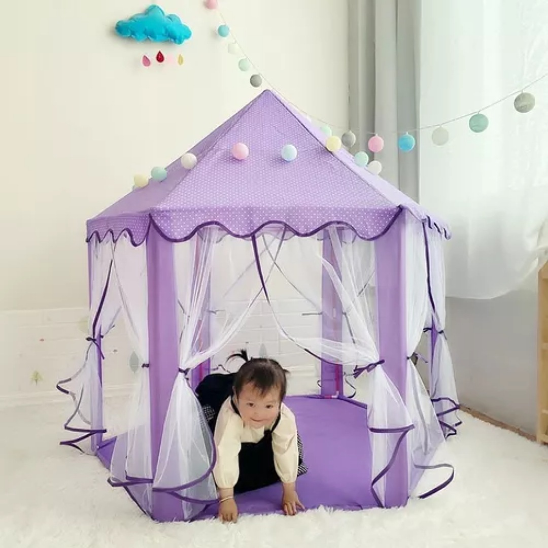 Castillo Princesa Casa Niñas Tienda Juegos Juguete 135x140cm Marca Zelany