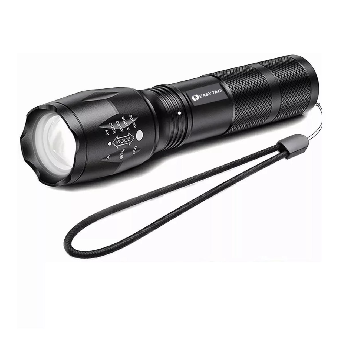 Lampara Táctica 3000 Lumens Cree Led T6 Recargable