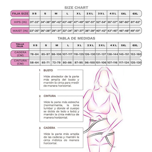 Faja levanta glúteos Body Control con compresión media para mujer